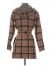 Tahari Plaid Brown Coat Size XS - photo 2