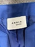 Akris Punto 100% Baumwolle Color Block Blue Jacket Size 12 - photo 6