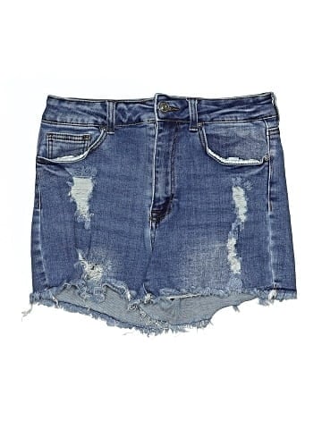 Wax Jean Denim Shorts (view 1)