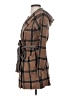 Tahari Plaid Brown Coat Size XS - photo 5