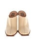 Givenchy Ivory Leather Show Square Toe Mules Size EU 38 - photo 2