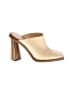 Givenchy Ivory Leather Show Square Toe Mules Size EU 38 - photo 1