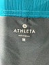 Athleta 100% Polyester Teal Athletic Shorts Size M - photo 3