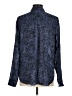 Rails Animal Print Blue Long Sleeve Blouse Size M - photo 2