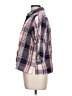 North Crest Plaid Blue 3/4 Sleeve Button-Down Shirt Size L - photo 5