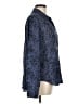 Rails Animal Print Blue Long Sleeve Blouse Size M - photo 4