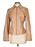 Ann Taylor 100% Leather Tan Leather Jacket Size S - photo 1