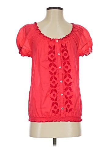 St. John's Bay Short Sleeve Blouse (view 1)