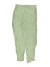 H&M 100% Viscose Print Green Cargo Pants Size 10 - photo 1