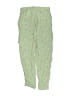 H&M 100% Viscose Print Green Cargo Pants Size 10 - photo 2