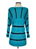 Soft Surroundings 100% Rayon Stripes Teal Pullover Sweater Size S - photo 2