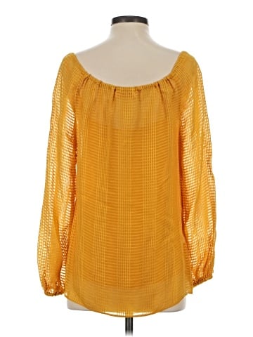 Tory Burch Long Sleeve Silk Top (view 2)