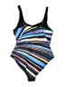 Unbranded Graphic Black One Piece Swimsuit Size XL - photo 2