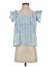 Reset 100% Rayon Blue Sleeveless Blouse Size S - photo 1