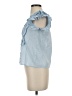 Reset 100% Rayon Blue Sleeveless Blouse Size S - photo 5