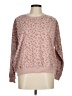 Tahari Animal Print Pink Sweatshirt Size M - photo 1