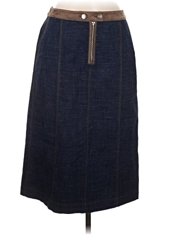Lafayette 148 New York Denim Skirt (view 1)