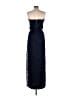 Mango 100% Polyester Blue Cocktail Dress Size M - photo 2