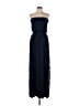 Mango 100% Polyester Blue Cocktail Dress Size M - photo 1