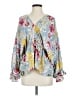 Entro 100% Polyester Blue 3/4 Sleeve Blouse Size S - photo 1