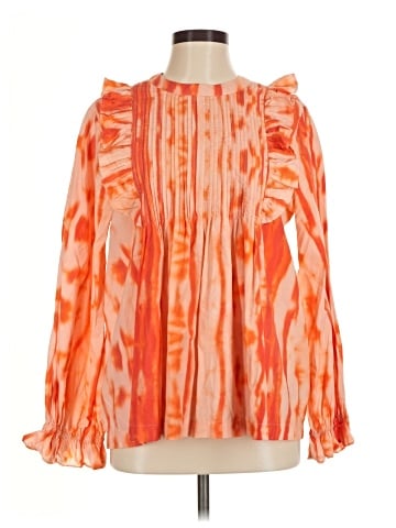 samant chauhan Long Sleeve Blouse (view 1)