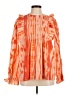 samant chauhan Orange Long Sleeve Blouse Size M - photo 1