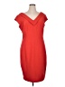 Long Tall Sally Solid Red Cocktail Dress Size 14 - photo 1