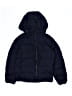 Uniqlo 100% Polyester Solid Blue Snow Jacket Size 9 - 10 - photo 1