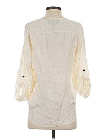 Yumi Kim 3/4 Sleeve Silk Top (view 2)