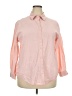 In'Voland Color Block Pink 3/4 Sleeve Button-Down Shirt Size 20 - photo 1