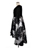 R&M Richards Graphic Black Cocktail Dress Size 14W - photo 5