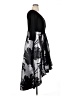R&M Richards Graphic Black Cocktail Dress Size 14W - photo 4