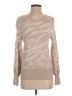 Nine West Animal Print Tan Pullover Sweater Size XS - photo 1