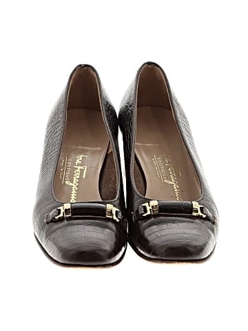 Salvatore Ferragamo Embossed Pumps (view 2)