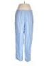 Allison Taylor 100% Linen Stars Blue Linen Pants Size 8 - photo 1