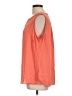 Adrianna Papell 100% Polyester Orange Sleeveless Blouse Size L - photo 5