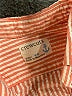 Crewcuts 100% Cotton Stripes Orange Short Sleeve Button-Down Shirt Size 4 - 5 - photo 3