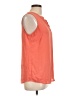 Adrianna Papell 100% Polyester Orange Sleeveless Blouse Size L - photo 4