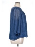 Evri 100% Polyester Blue 3/4 Sleeve Blouse Size 1X - photo 4