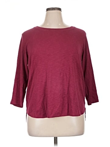 KIRKLAND Signature 3/4 Sleeve T-Shirt (view 1)