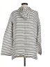 J.Jill 100% Cotton Stripes White Jacket Size M - photo 2