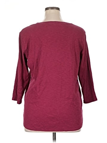 KIRKLAND Signature 3/4 Sleeve T-Shirt (view 2)
