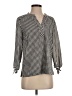Vineyard Vines Houndstooth Gray 3/4 Sleeve Blouse Size XS - photo 1