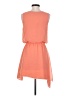 Bebe 100% Polyester Solid Orange Casual Dress Size S - photo 2