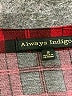 Always Indigo 100% Polyester Plaid Red 3/4 Sleeve Blouse Size S - photo 7