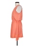Bebe 100% Polyester Solid Orange Casual Dress Size S - photo 5