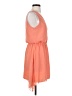 Bebe 100% Polyester Solid Orange Casual Dress Size S - photo 4