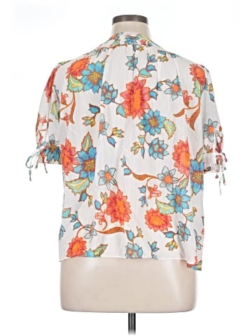 Rose + Olive Short Sleeve Blouse (view 2)