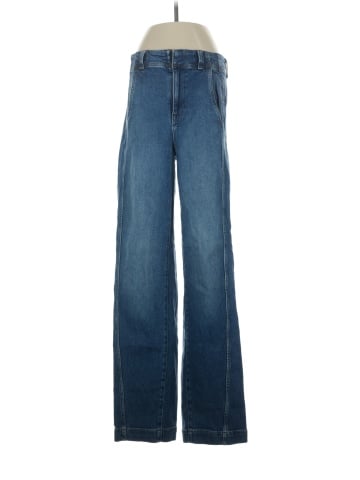 Madewell Tapered Denim Trousers in Calvert Wash (view 1)