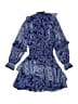 Aqua 100% Polyester Paisley Blue Dress Size 6 - 6X - photo 2